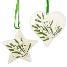 Mistletoe duo ceramic - duo, |