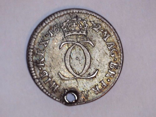 1672 twopence charles - charles, ii