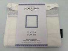 2x Morris & Co  Embroidered