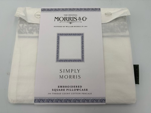 Morris co embroidered - &,