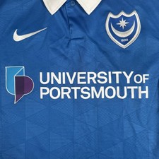 Rare Original Portsmouth 2020/2021 Home Football Shirt Mens Medium
