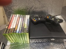 X Box 360  Console, Controller, Cables, 12 Games
