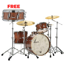 Sonor Vintage Series 22" Drum Kit, Rosewood Semi Gloss + FREE SNARE