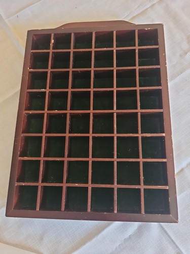 Wooden thimble holder - wooden,