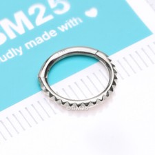 14 Karat Gold Pyramid Studded