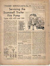 Scammell Trailer Fire Pump
