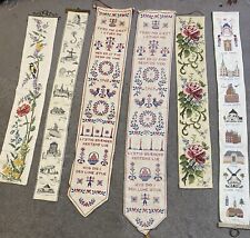 Bell Pull Vintage Tapestry Lined Wall Hanging Bell Pull 6 Pieces 004