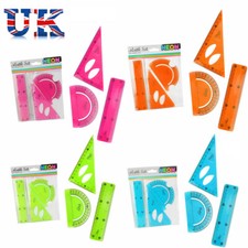 Neon maths set bright - maths, colours