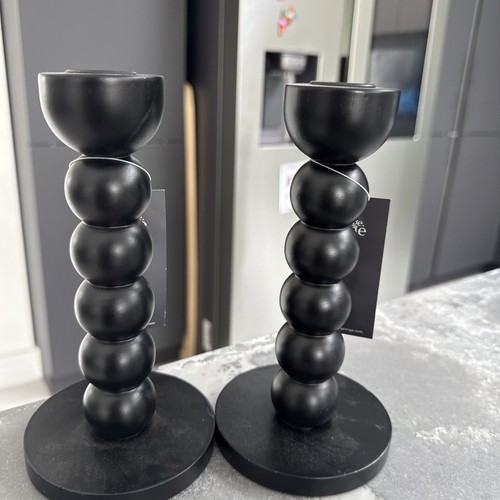 Black bobble candlestick - 2, x