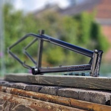 Colony Prody Retro Style BMX Frame Black 19.5", 20.6" & 21" Toptube Sizes