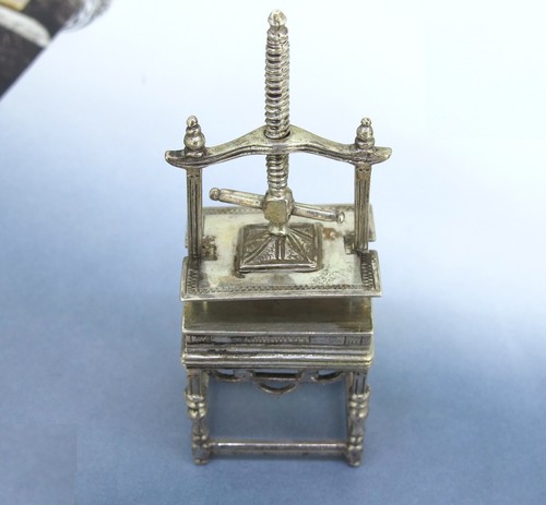 Antique dutch silver miniature - dutch,