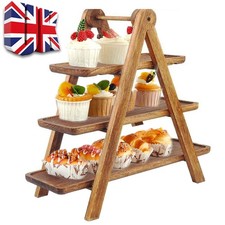 Tier solid wood serving tray - 3,