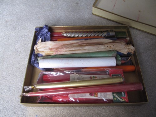 Job lot vintage candles - of, as