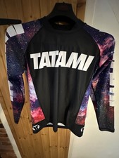 TATAMI BJJ RARE COSMIS RASH GUARD NO JI SIZE SMALL TARAMI