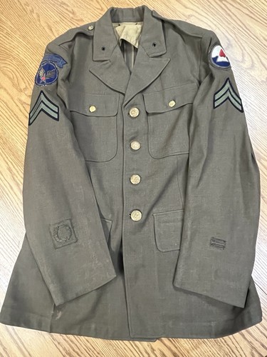 Wwii army coat theater made - coat,