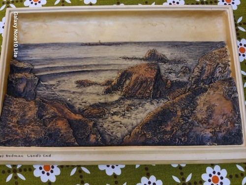 Vintage ivorex plaque - ivorex, by