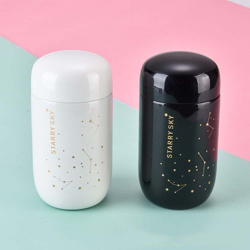 Mini stainless steel thermos - steel,