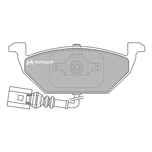 Brake pads set - brake, fabia