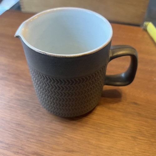 Denby chevron milk jug half - chevron,