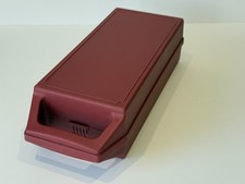 Red cassette tape carrier - red,