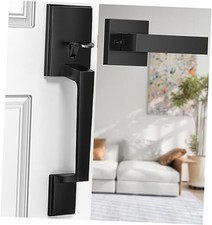  Black Front Door Handle