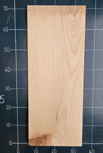 Kiln dried planed ash slab - dried,