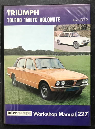 Triumph toledo 1500tc dolomite - triumph,