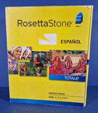 ROSETTA STONE Espanol Spanish Language Learning Course Level 1-5