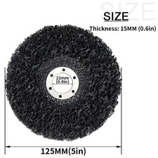 100/115/125mm Poly Strip Disc Wheel Paint Rust Removal Clean For Angle Grinder
