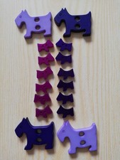 16 x Ass. Scottie Dog Buttons