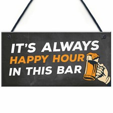 Home Bar Sign Man Cave Bar Pub Signs Hanging Garden Signs Alcohol Vodka Gin Gift