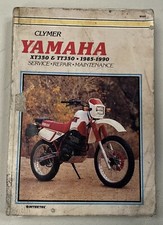 Clymer Yamaha XT350 & TT350 Manual - Service Repair Maintenance - 1985-1990