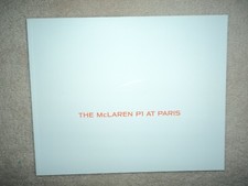 McLaren P1 - Paris Launch