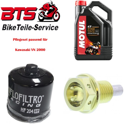 Set oil filter - drain, plug