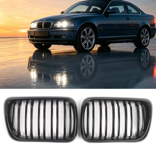 Gloss black grill - 2x,