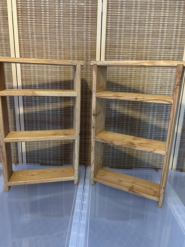 Solid pine shelving unit - shelving,