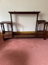 Antique  Mahogany Hall Shelf