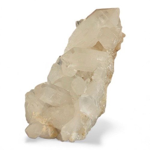 Clear quartz crystal cluster - clear,