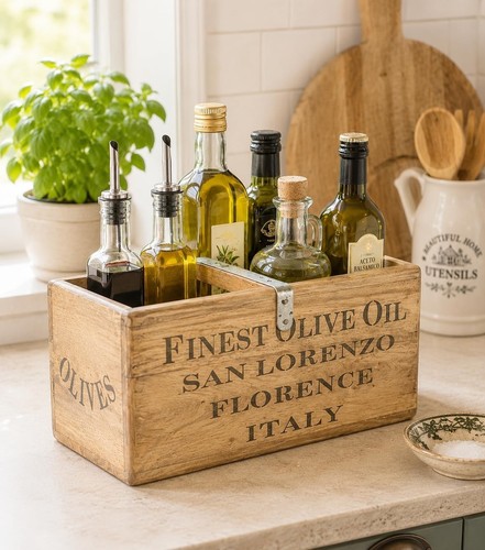 Vintage wooden storage - vintage, box