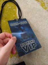 Bon Jovi Diamond Tour VIP Merchandise Hollographic Lanyard