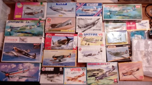 21x spitfire model kits - model,