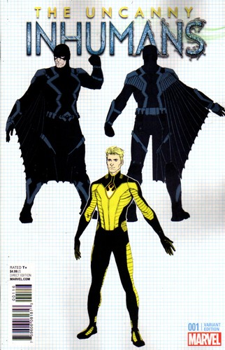 Uncanny inhumans 1 - uncanny, (2015)