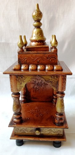 Hindu wooden pooja ghar mandir - hindu,