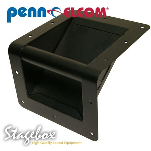 Black steel corner bar handle - black,