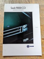 1993 SAAB 9000 CD/CDE/Griffin UK Sales Brochure