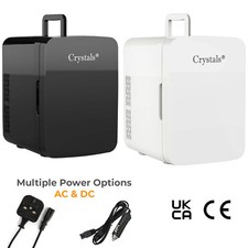 10L Mini Fridge Table Top Electric Cooler Portable Bedroom Ice Box Office Car UK