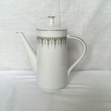 1 x Noritake 6954 Kambrook Coffee Pot Platinum Trim 1968-1980 Vintage