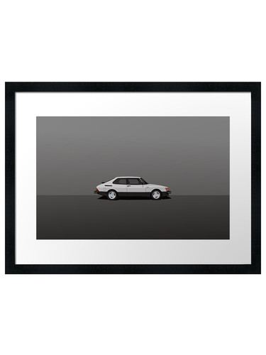 Saab 900 turbo aero - white,
