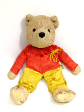 Chiltern Rupert the Bear Soft Toy / Vintage / Label / 27cm