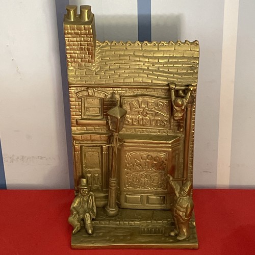 Vintage british brass pub - brass,